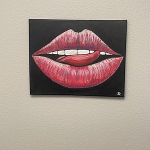 Original 11”x14” acrylic/mixed media painting on stretched canvas.