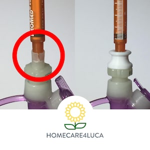 3 PACK ENFit Adapter for GJ or NG Tube Feeding - HOMECARE4LUCA