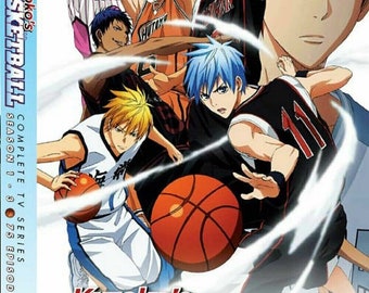 DVD Kuroko's Basketball Complete TV Series Season 1-3 Vol.1-78 End English Dub