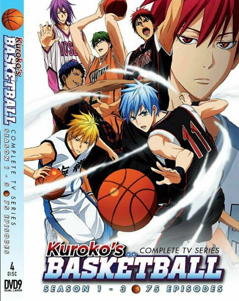 DVD Kuroko's Basketball Complete TV Series Season 1-3 End English  Dub