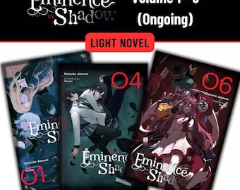 Eminence in Shadow (Vol. 1-6) Light Novel Full Set English Version Book Express Shipping