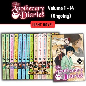 The Apothecary Diaries (Vol. 1-14) Light Novel Full Set Englische Version Buch Express Versand