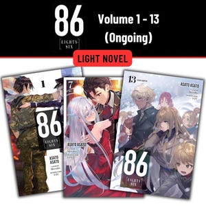 86 Eighty-Six (Vol. 1-13) Light Novel Full Set Englische Version Buch Express Versand