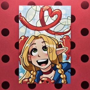 4 by 6 inch Marcille, Delicious in Dungeon, Print