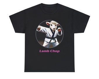 Lamb Chop T-shirt unisexe en coton épais