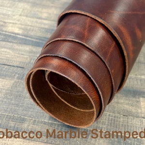 American Handmade Leather Hide Rustic DIY Craftsman Distressed Wallet Panel Handcut Cowhide Bull Crazyhorse Steerhide Tooling Hobbyist Bag.