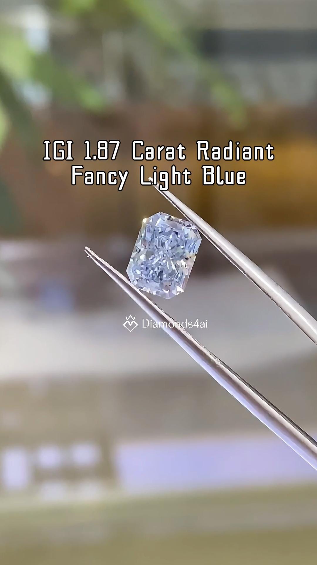 Fancy Light Blue Lab Diamond - IGI Certified 1.87ct | Custom Jewelry ...
