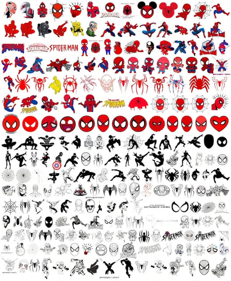 6000 Mega Bundle LAYERED Files, Avangers, IronMan, Thor, Deadpool, Captain America, Spider Man, Superhero PNG SVG Files Cricut Silhouette zdjęcie 5