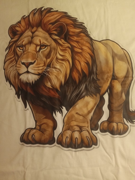 Lion Graphic T-shirt - Etsy