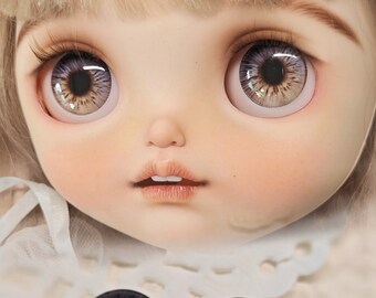 Puces oculaires magnétiques en verre Blythe Doll ultra-transparentes