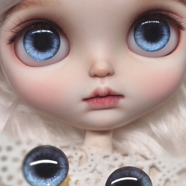 Original Magnetic Glass Eyechips for Blythe Dolls - Thin, High-Transparency, Realistic Eyes,Blythe eye chips,Blythe glass Eye,Craft Eyes
