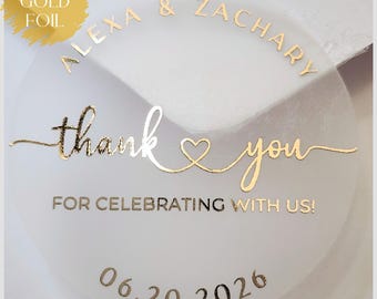 Custom Wedding Favor Stickers Wedding Guest Gift Bags for Wedding Welcome Bag Personalized Favors Tags Wedding Thank You Gifts Bulk Stickers
