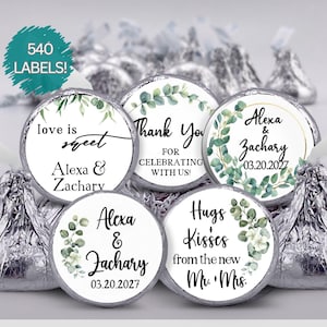 Personalized Wedding Stickers for Wedding Guest Gift Box Wedding Stickers Custom Favors for Guest Favors Bulk Candy Kiss Sticker Bundle Cute