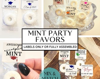 Personalized Grad Party Favor for Guest Gift Bulk Party Favors Custom Graduation Favor Labels for Favor Bags Personalized Party Favor Bags