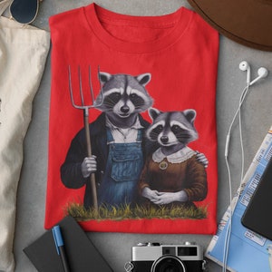 Divertente camicia di procione Maglietta di procione Camicia di procione vintage Camicia di panda spazzatura Camicia di procione regalo Camicia gotica rustica