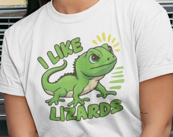 Camiseta divertida de lagarto: Camiseta unisex para dueños de mascotas reptiles.
