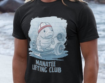 Manatee shirt Gym Shirt For Manatee Lover Gym Gift For Ocean Animal Lover Cool Manatee Gym t shirt