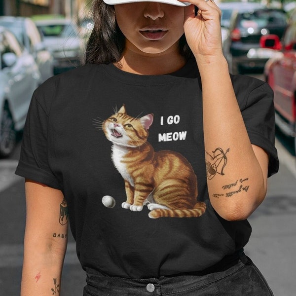 I Go Meow Cat Shirt Funny Cat T Shirt Go Meow Tee Gift For Cat Lover