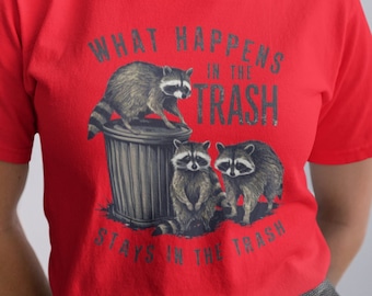 Waschbär T-Shirt: Lustiges Trash Panda T-Shirt, Vintage Design