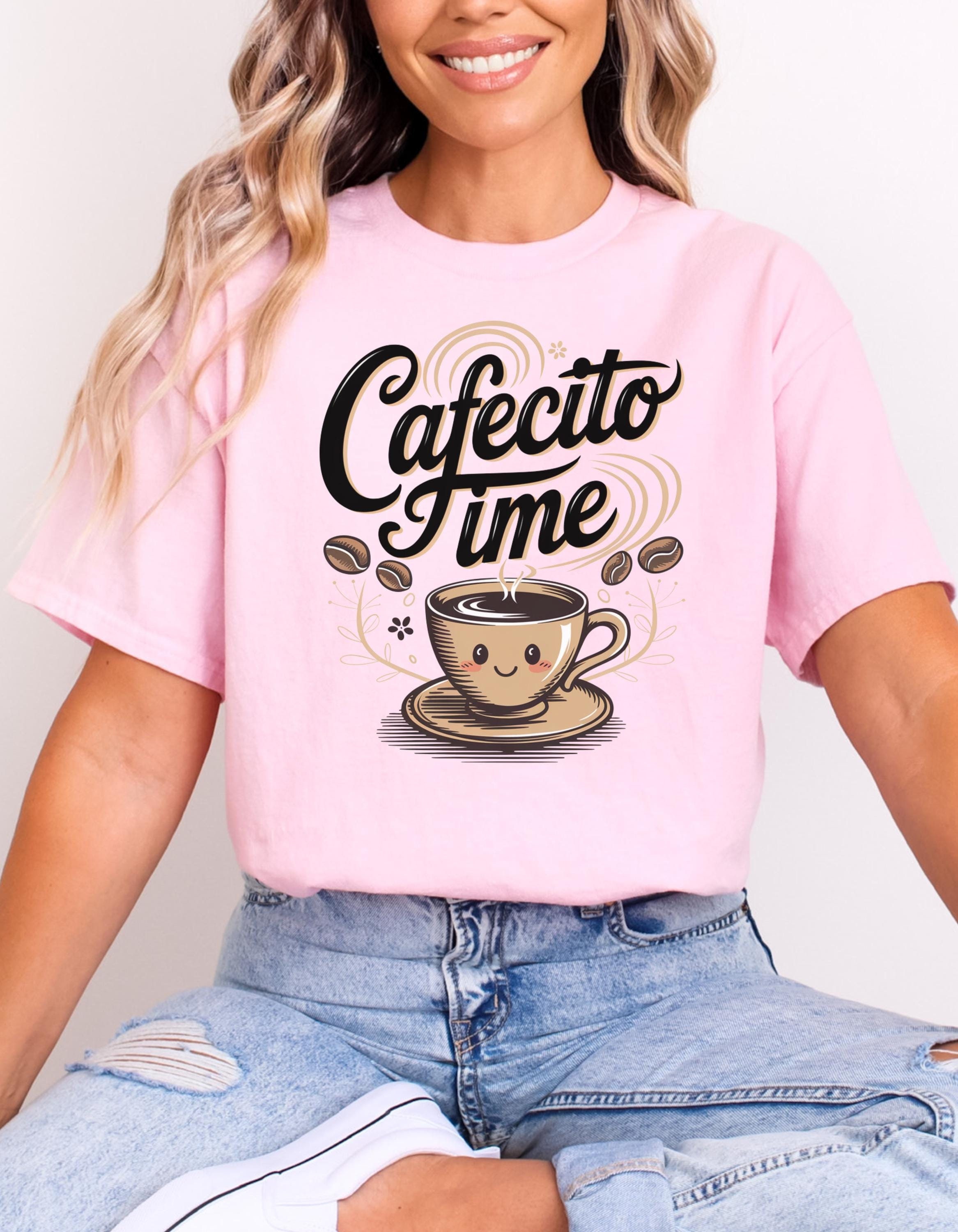 Cafecito Time T-shirt: Coffee Lover Unisex Softstyle Tee - Etsy