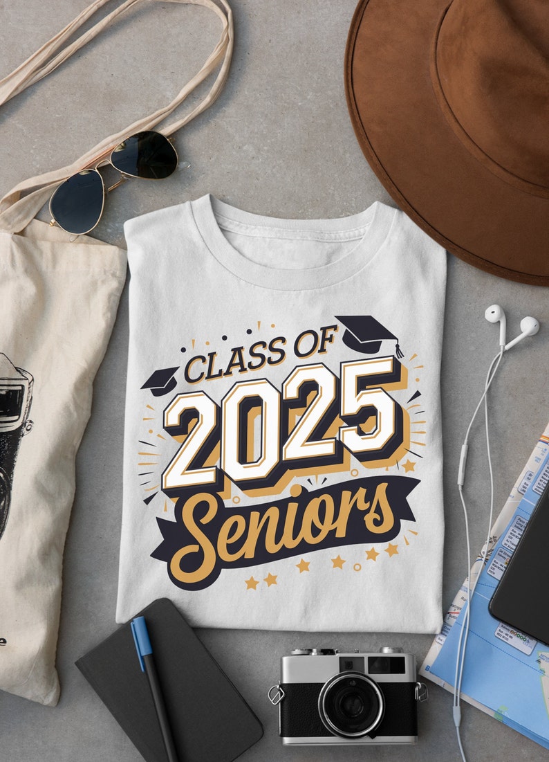 Senior 2025 Shirt Senior Retro Shirt 2025 Seniors Shirt Class of 2025