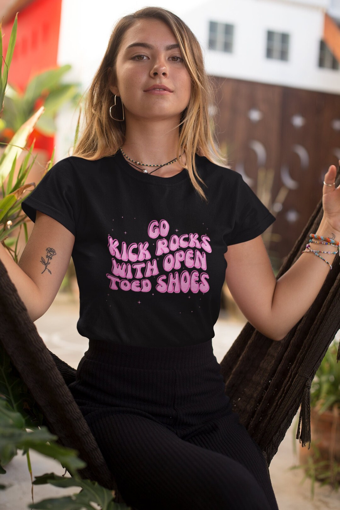 Go Kick Rocks With Open Toed Shoes Shirt Funny T Shirt Love is Blind ...