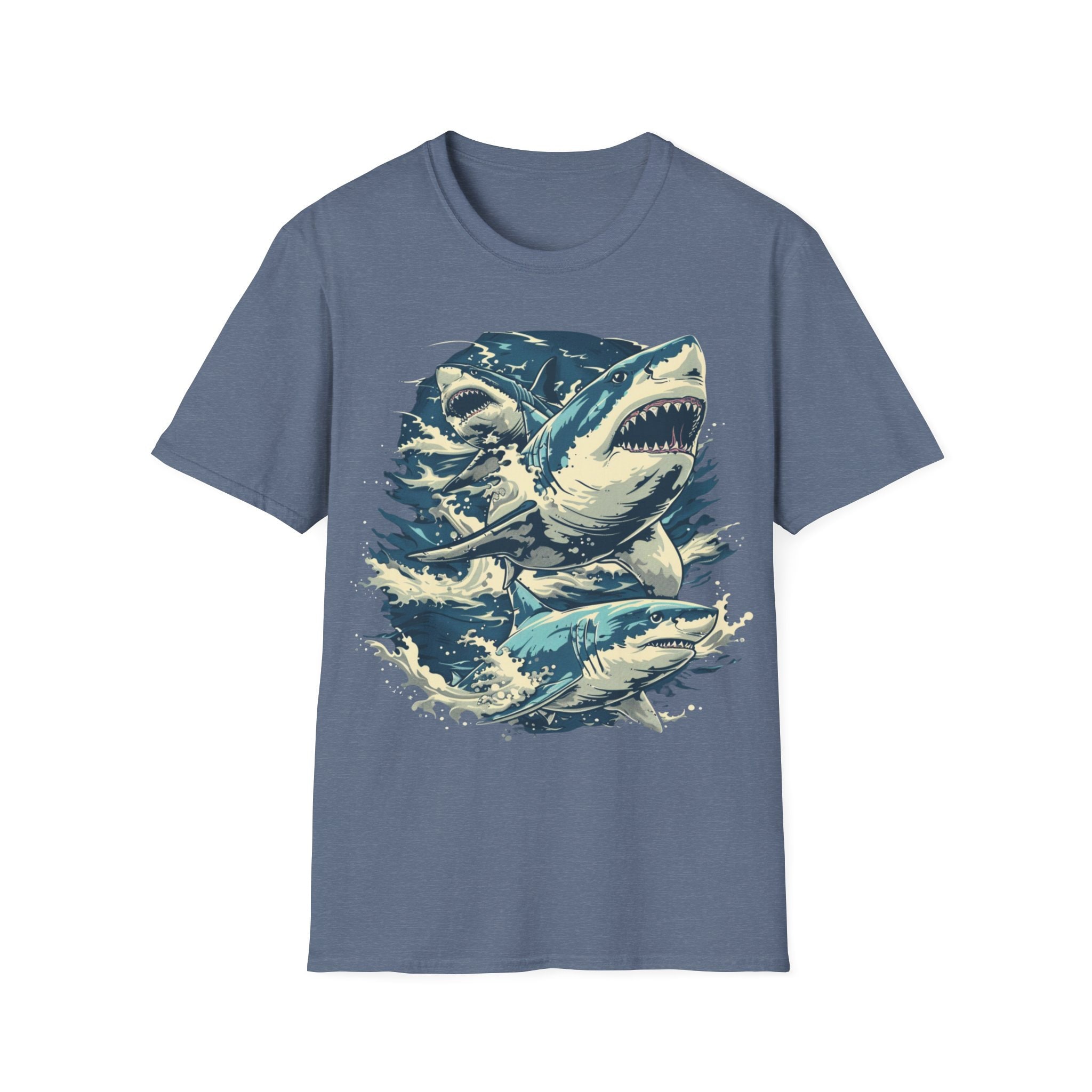 Great White Shark Shirt Cool Shark T-shirt Shark Lovers Gift Ocean ...