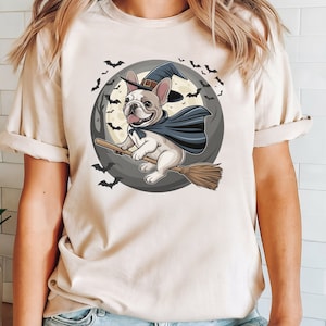 French Bulldog Shirt Cute Frenchie Shirt Halloween Shirt Halloween Dog Shirt Cute Dog Shirt Frenchie Mom Shirt Fall Shirt Spooky Season