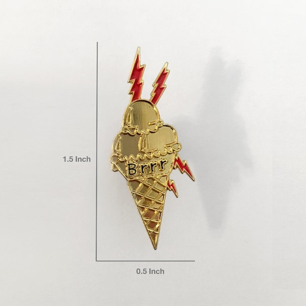 Gucci Mane Ice Cream Pin, Brrrr, New