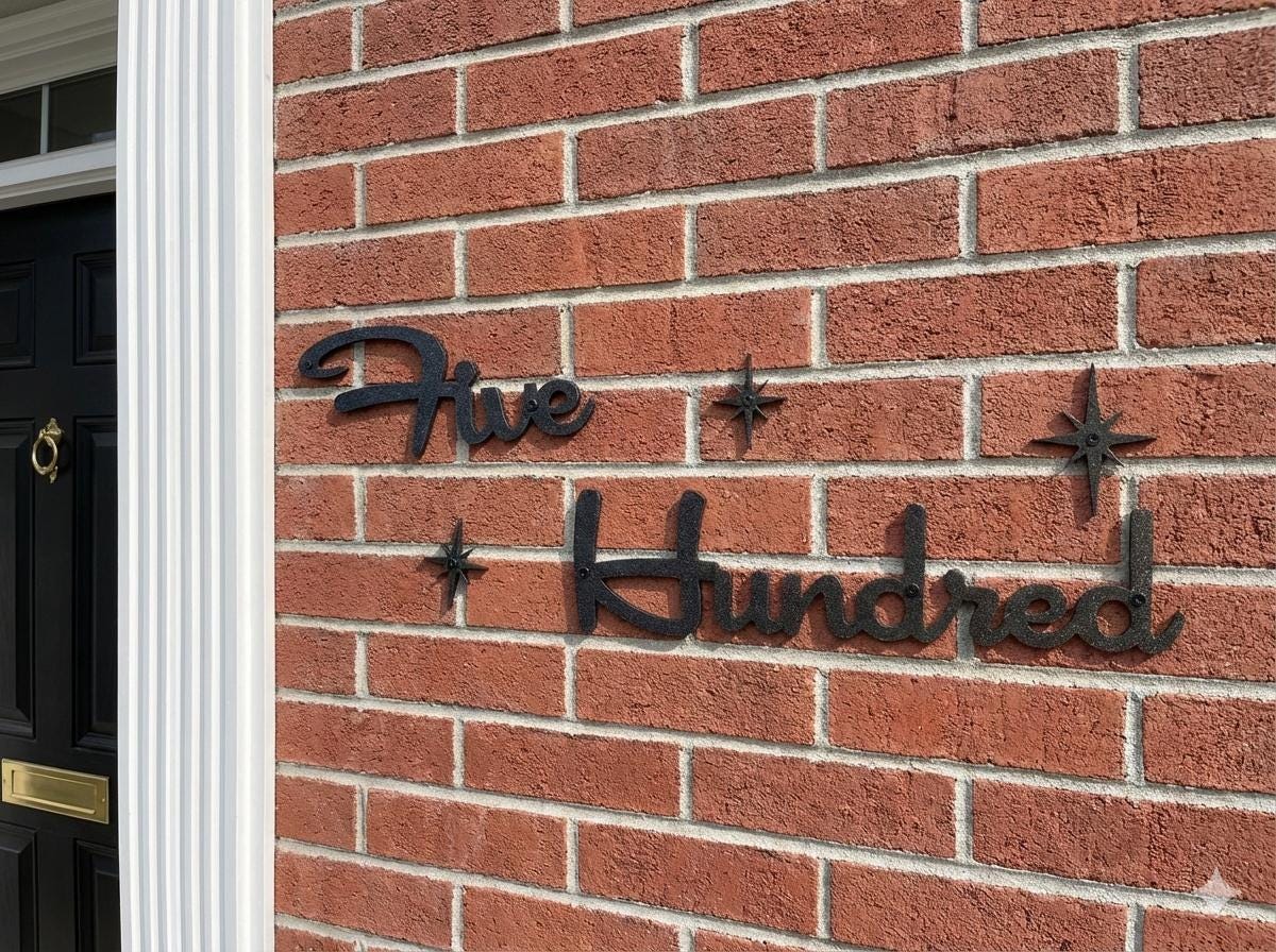 Script Huse Numbers Graceful Cursive House Numbers (regular Size) – Marine-grade HDPE ...
