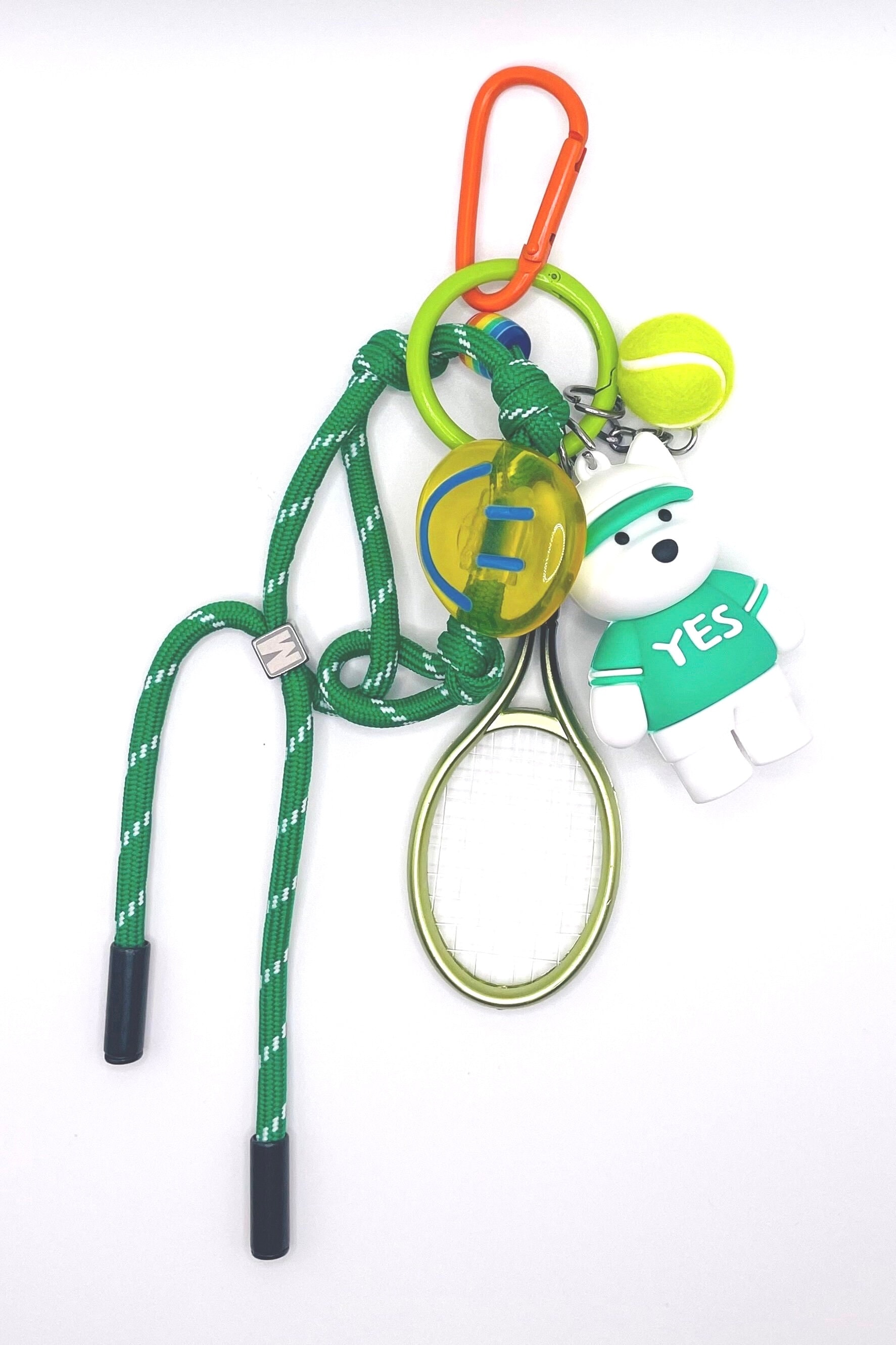 Y2K Teddy Bear Heart Bag Charm main image 0