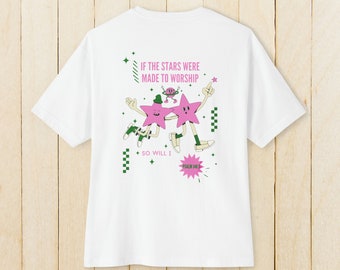 Oversized Christian Womens Tshirt, Soft Verse Tee, Trendy Biblical Top, Retro Religious Shirt, Comfy Christian Aesthetic, Cool Bible Graphic
