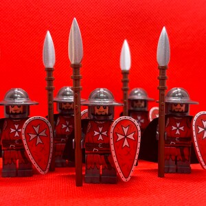 Custom Malta Knight Castle Minifigures (5)