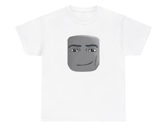 Roblox Man Face unisex heavy cotton tee