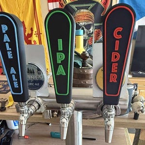 Mango de grifo de cerveza impreso en 3D con inserto magnético