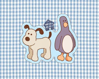 Doggy Penguin Sticker