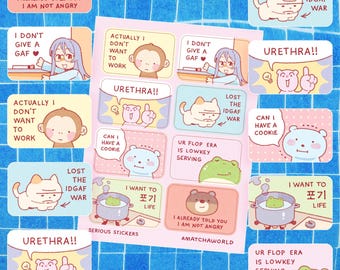 Serious Sticker Sheets