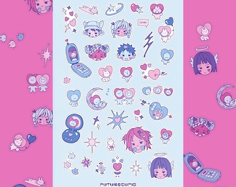 FUTURECUPID Clear Sticker Sheet