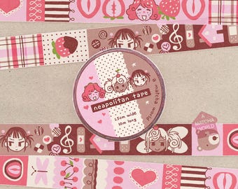 Cinta washi napolitana (PRE-ORDEN)