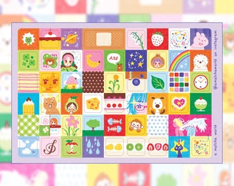 Keycaps Sticker Sheets