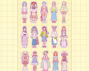 OOTD Sticker Sheet