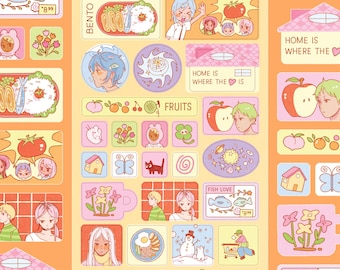 Bento Sticker Sheet