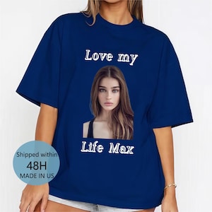Custom Pet Face Shirts,Personalize Pet Photo Unisex T-Shirts,Smiley Dog Face Shirt,Custom T-Shirt with Your Image for Men,I Love My Dog Tees