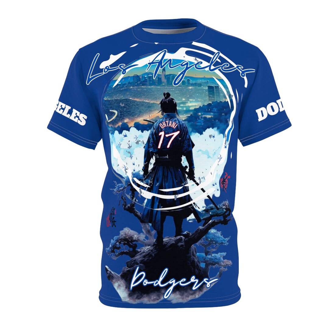 Unisex Cut & Sew Tee AOP Los Angeles Dodgers Shohie Ohtaniinspired