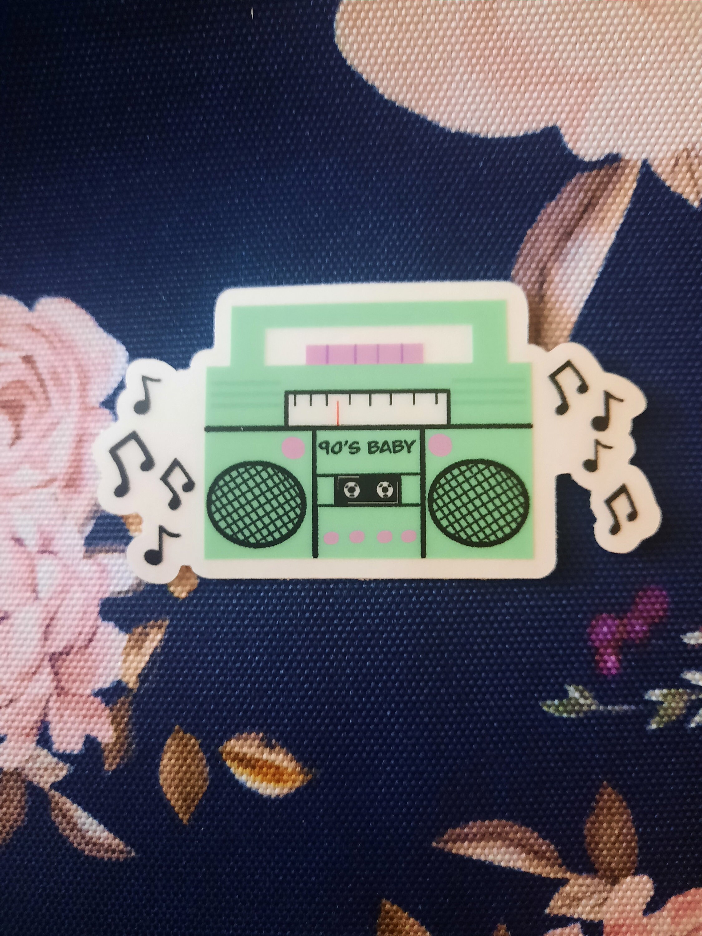 90's Stereo Sticker (transparent Sticker) - Etsy