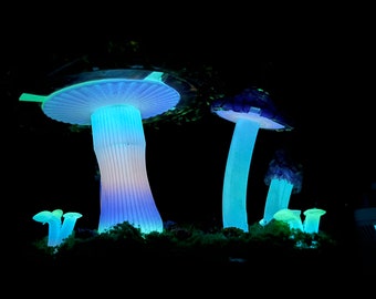 Magical Mushroom Lamp - LED lamp + Glow in the dark