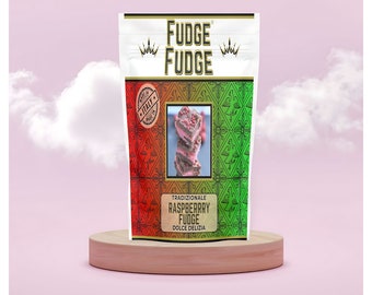 Sacchetto Regalo di Raspberry Fudge 150g