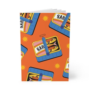 Sardines Notebook, A5 Journal, Planner, Diary