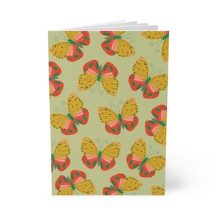 Cahier A5 à couverture souple illustrée Butterfly, carnet de notes, journal intime, étudiants, amoureux de la nature, printemps, été