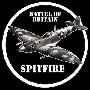 Supermarine Spitfire WW 2 fighter plane digital PNG only